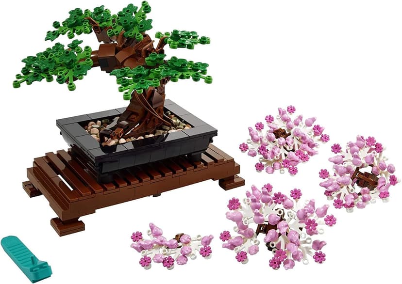 LEGO Icons Bonsai Tree Building Set - Artificial Bonsai Tree Plants for Home Decor, Adults Ages 18+ - Faux, Fake Plants for Table, Desk, Office - Birthday Gift for Men & Women - 10281