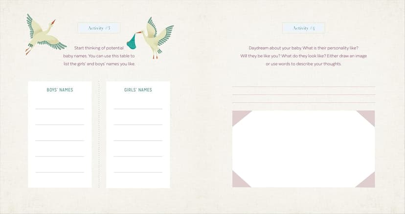 The First-Time Mom's Pregnancy Journal: Monthly Checklists, Activities, & Journal Prompts