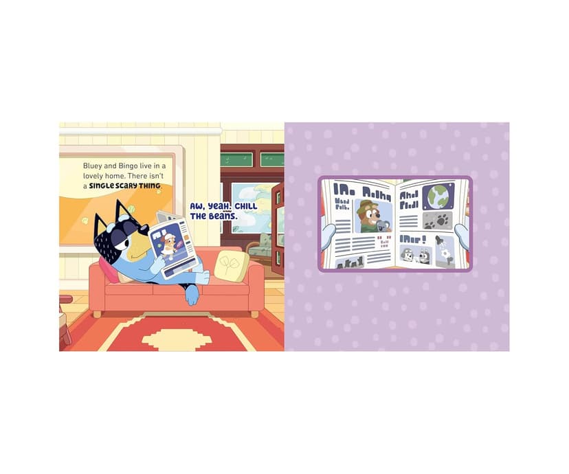 Bluey and Bingo's Book of Scary Things: A Lift-the-Flap Book