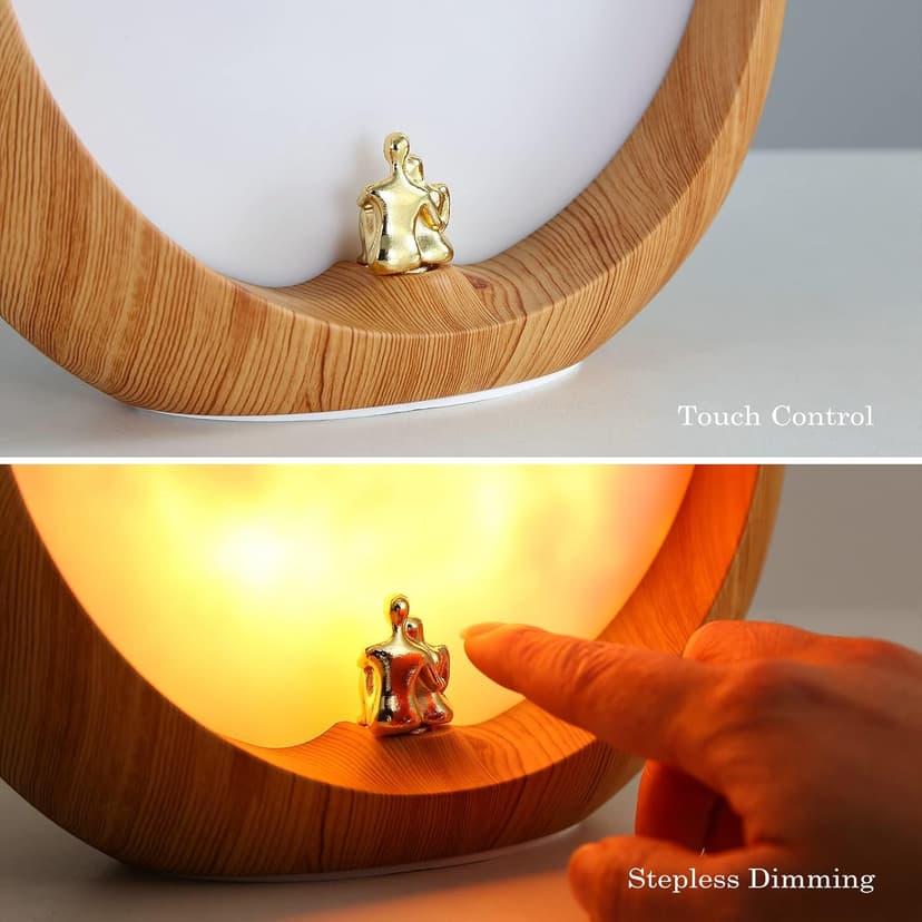 mamre Moon Lamp for Living Room, Decoration Night Light, Anniversary Valentine Gifts for Him, Mr & Mrs Signs for Wedding Table Décor, Home Gift Xmas Gift, Newlywed Couples Under The Full Moon