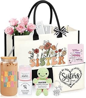 Sister Birthday Gifts, Christmas Mothers Day Birthday Gifts for Sister Set of 7