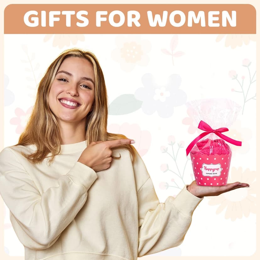 HAPPYPOP Gifts for Her Women - Mothers Day Gifts Socks for Aunt Grandma, Wife Mother Socks