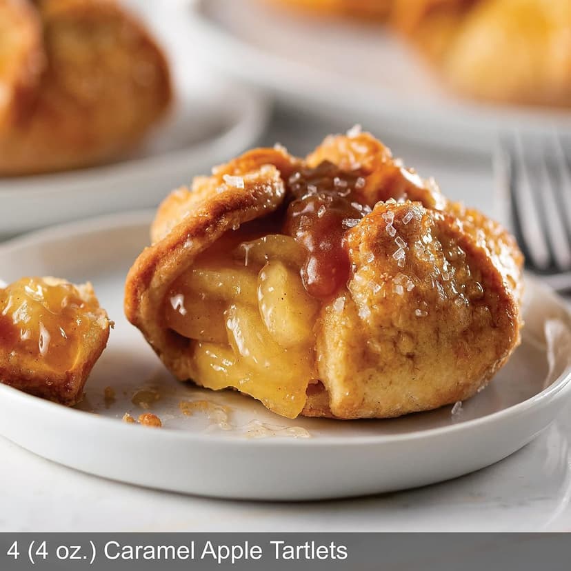 Omaha Steaks Deluxe Gift Package (4 Bacon-Wrapped Filet Mignons, 4 Steak Burgers, 4 Gourmet Jumbo Franks, 4 Potatoes au Gratin, 4 Caramel Apple Tartlets, 1 jar Omaha Steaks Seasoning)