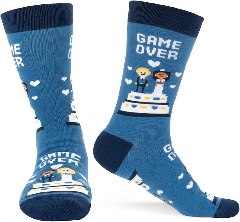 Lavley Funny Wedding Socks For Men and Women - Gifts For Groom, Groomsmen, Bride, Bridesmaids and Wedding Party