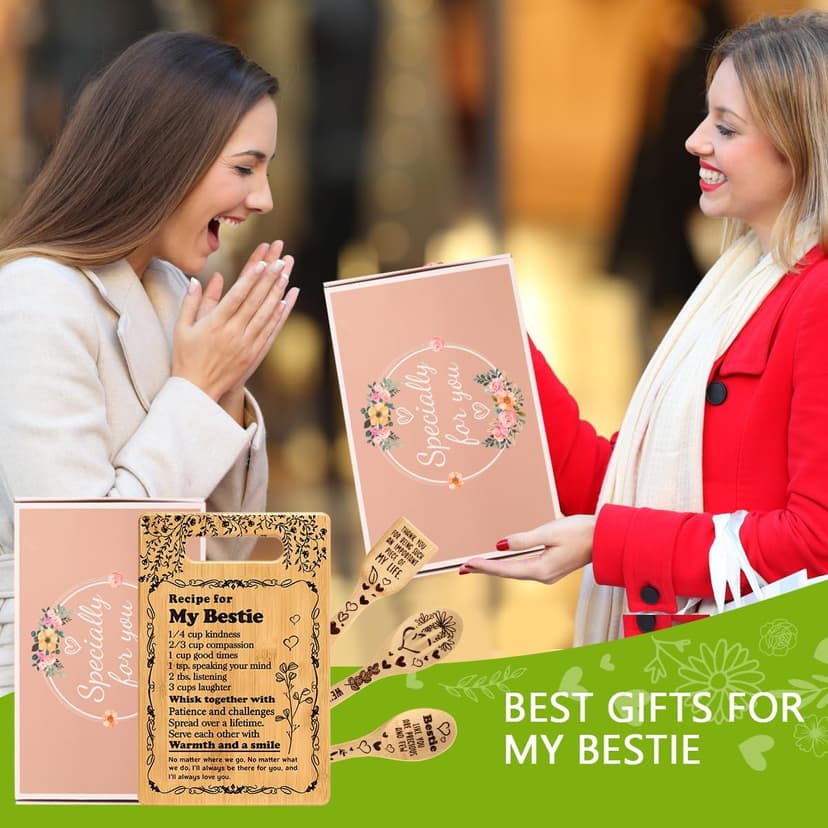To My Bestie Gifts for Friendship Gifts for Women Friends Birthday Christmas Gifts Ideas for BFF Bestie Soul Sister Bestie Gifts for Women Friend BFF Gifts Best Friend Cutting Boards for the Kitchen