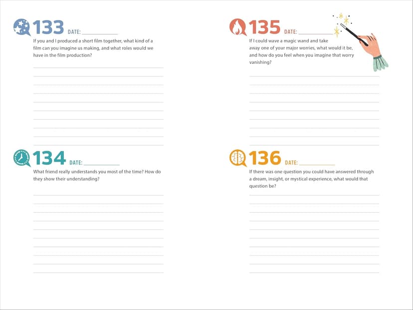 A Year of Us: A Couple's Journal: One Question a Day to Spark Fun and Meaningful Conversations (Question a Day Couple's Journal)