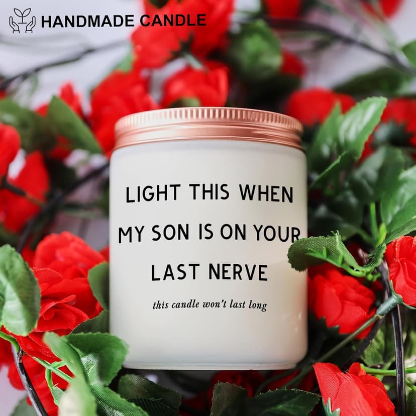 Daughter in Law Gifts - Best Birthday Christmas Mothers Day Gifts for Daughter in Law from Mother in Law or Father in Law - Funny Future DIL Sons Girlfriend Adult Candle Women Gift