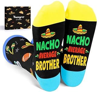 HAPPYPOP Novelty Family Gifts - Gifts For Son Uncle Brother Grandson Nephew, Funny Men Socks