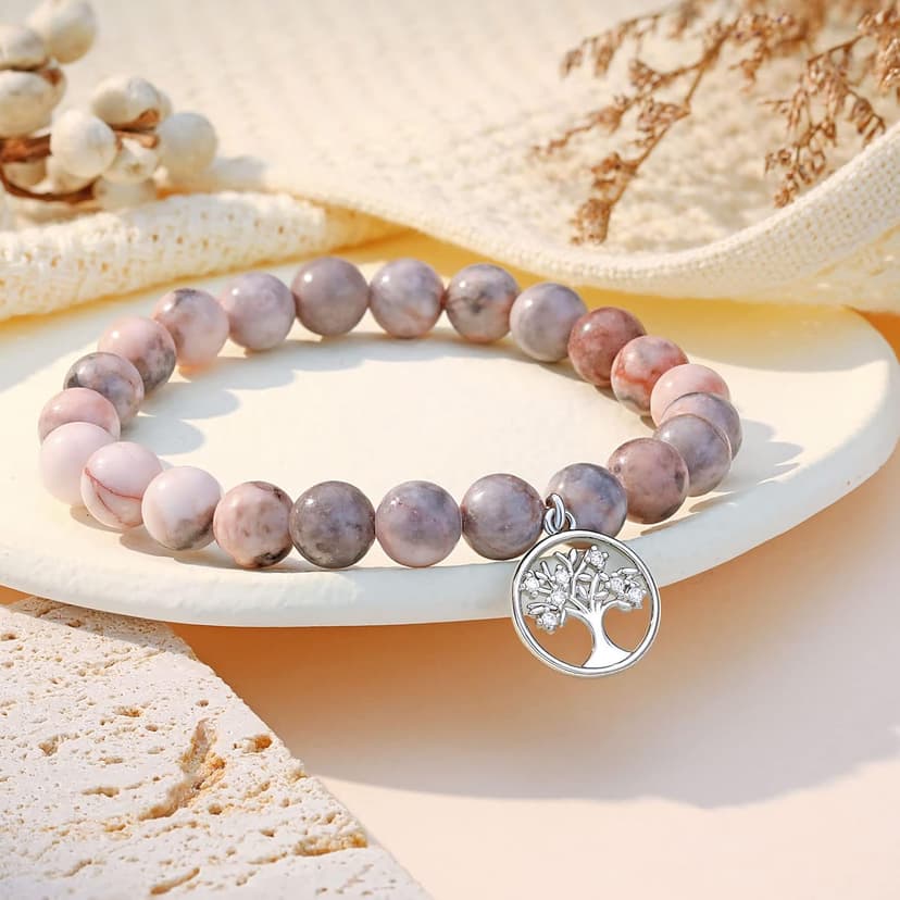 UNGENT THEM Tree of Life Bracelet for Women, Gifts for Grandma, Nana, Mother in Law, Mom, Gigi, Mimi, Aunt, Sister in Law, Teacher, Birthday Christmas Wedding Mothers' Day Gifts