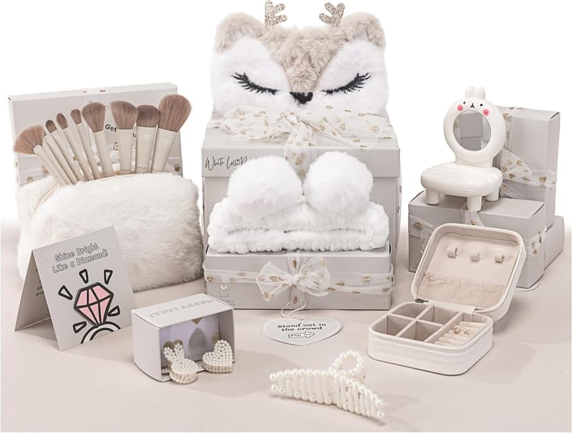 HAPPY LOLLI Birthday Gift for Tween & Teen Girls – 8 Wrapped Gifts with Empowering Tasks – Perfect for Christmas & Birthdays