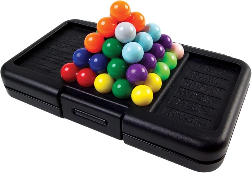 Educational Insights Kanoodle - Original 3D Brain Teaser Puzzle, Single Player Mind Challenge Toys, Handheld Travel Games, Challenging Logic Puzzles and Gifts for Kids, Teens & Adults Ages 7+