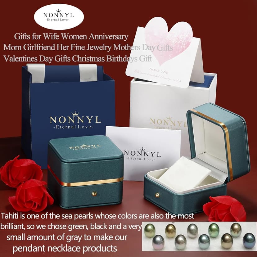 Birthday Gifts for Women Wife Pearl Necklace-Valentinees Gift for Her Grandma Mom on Christmas Day Mothers Day Wedding Gifts Anniversary