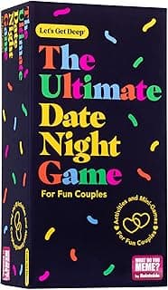 The Ultimate Date Night Game by Relatable, Great for Couples Games and Stay at Home Date Night Ideas, From The Makers of Let's Get Deep Relationship Card Game, Includes 300 Cards & Spinner
