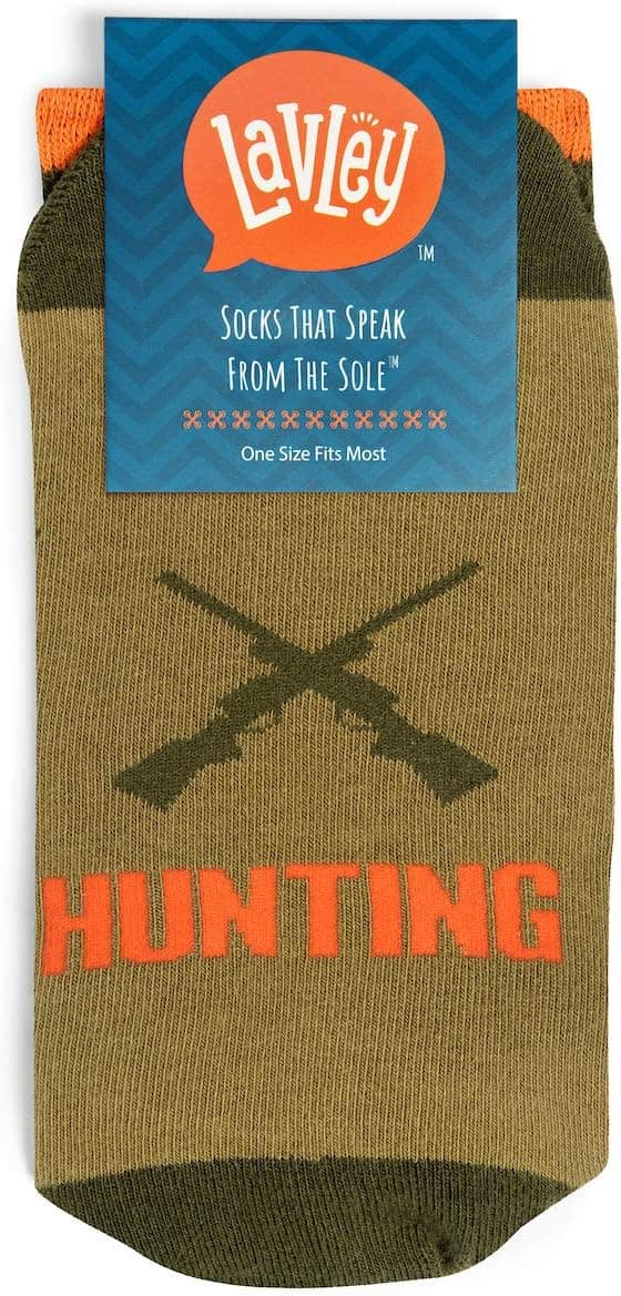 Lavley Funny Fishing and Hunting Socks for Men