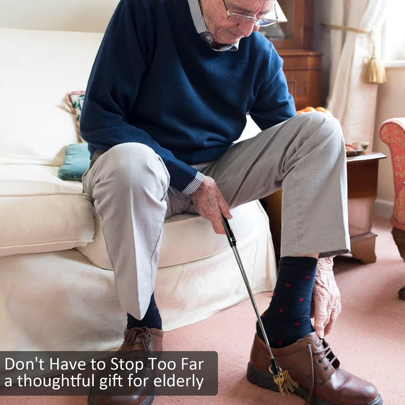 Magnetic Flashlight Gifts for Men Stocking Stuffers for Men Adults Pickup Tool Cool Extendable Magnet Telescoping Gadgets Christmas Birthday for Dad Him Husband Boyfriend Grandpa Handyman Mechanics