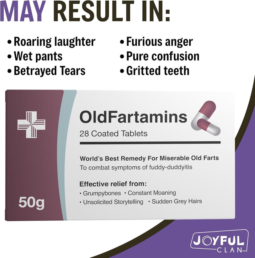 Funny Prank Pill Box with Sweets, Gag Gifts for Men, 20th 30th 40th 50th 60th 70th Birthday Gifts for Him, Novelty Joke Birthday Gifts for Boyfriend, Birthday Gift Hamper for Her