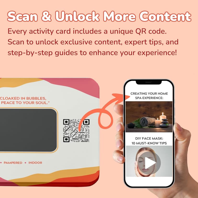 Self Care Gift for Women - 30 Scratch Off Cards with Fun Activities for Mothers - Mom Birthday Gifts from Daughter, Son, Kids - New Mom Gifts - Self Care Present for Coworker, Friend, Sister, Aunt