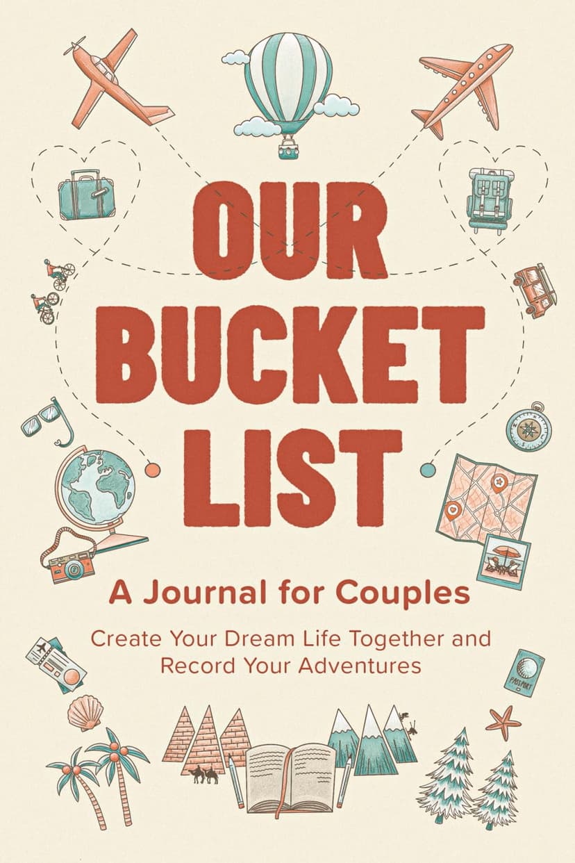 Our Bucket List: A Journal for Couples: Create Your Dream Life Together and Record Your Adventures