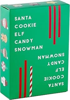 Santa Cookie Elf Candy Snowman Card Game – by Taco Cat Goat Cheese Pizza – Holiday Party Card Game – Great Stocking Stuffer – Fun for Kids, Teens, Adults and Family - 10 Min Ages 7+