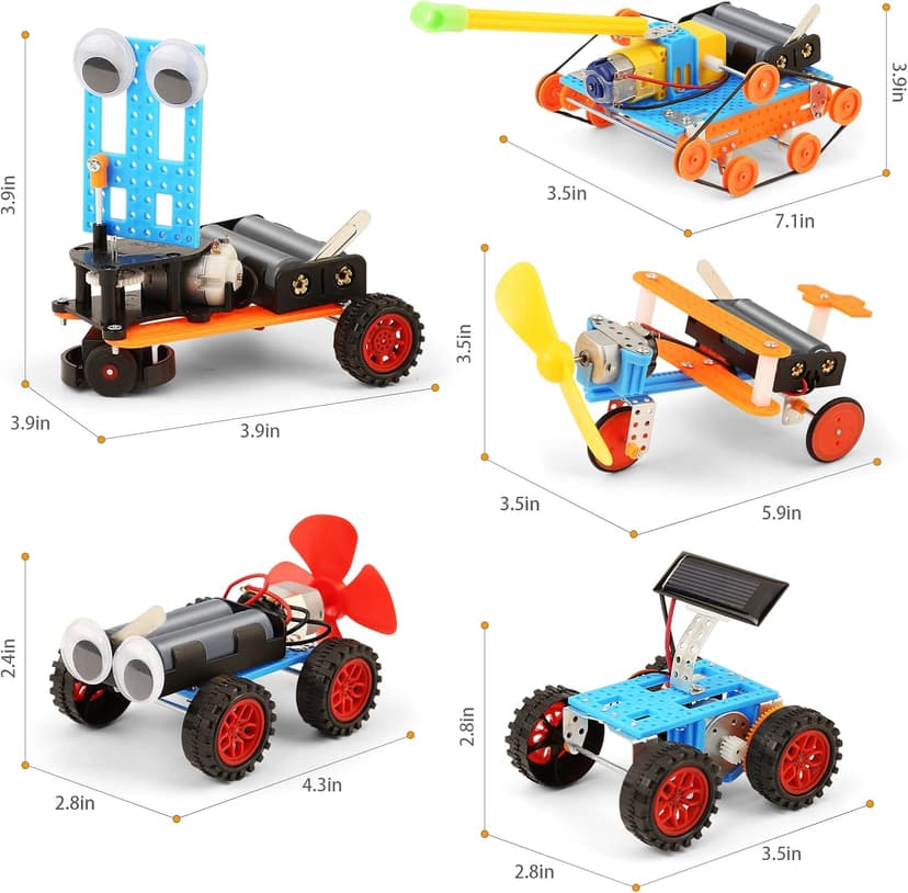 STEM Kits for Kids Crafts 6-8 8-12, Boys Gifts Toys for 6 7 8 Year Old Boy Birthday Gift Ideas, STEM Toys Crafts 6+ 7+ yr, Robotics Science Kits Activities Robot Building Age 8-10 9 10 11 12 13 14