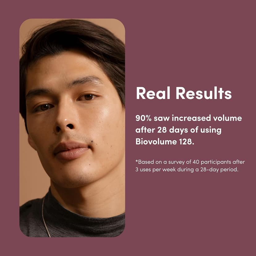 hims Max Volume Shampoo, 2 Pack - Volumizing Natural Shampoo for Men with Biotin - Adds Volume, Shine & Bounce - Citrus Spice - 2 x 6.4 fl oz