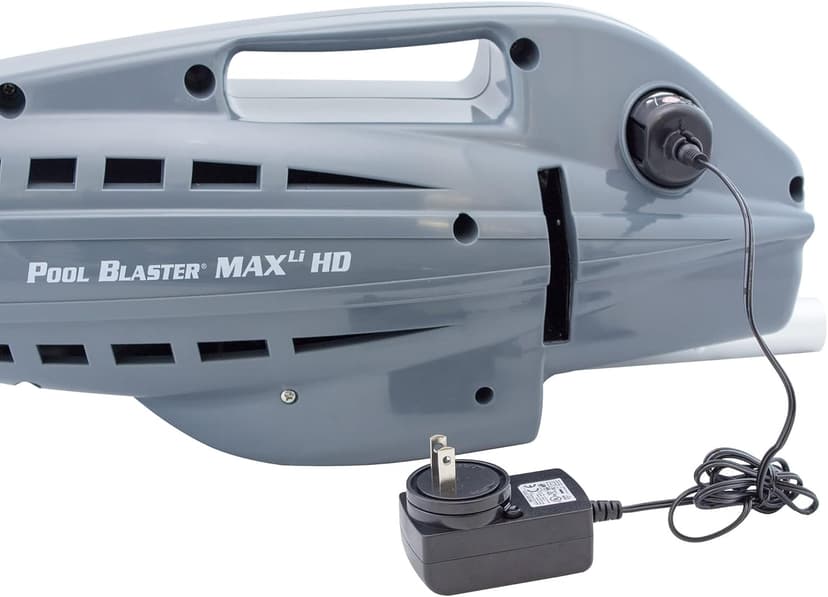 POOL BLASTER Max HD Cordless Pool Vacuum - Heavy-Duty Cleaning with High Capacity, Handheld Rechargeable Swimming Pool Cleaner for Inground & Above Ground Pool, Hoseless Design by Water Tech