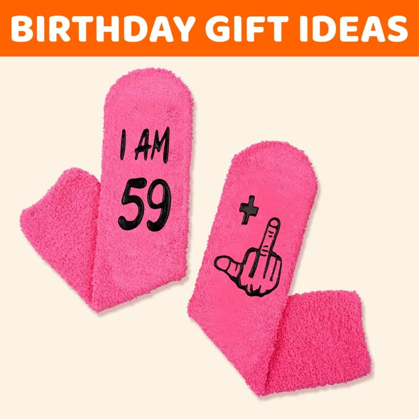 HAPPYPOP Funny Birthday Gifts Senior Women - Socks for Older Women, Gifts for 51-60 Years