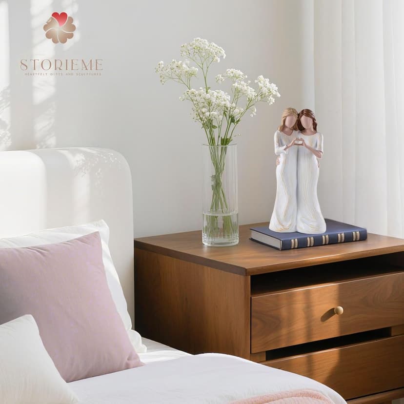 Sister Figurines - Best Friends Gifts for Women, Bestie Friendship Christmas & Birthday Gift