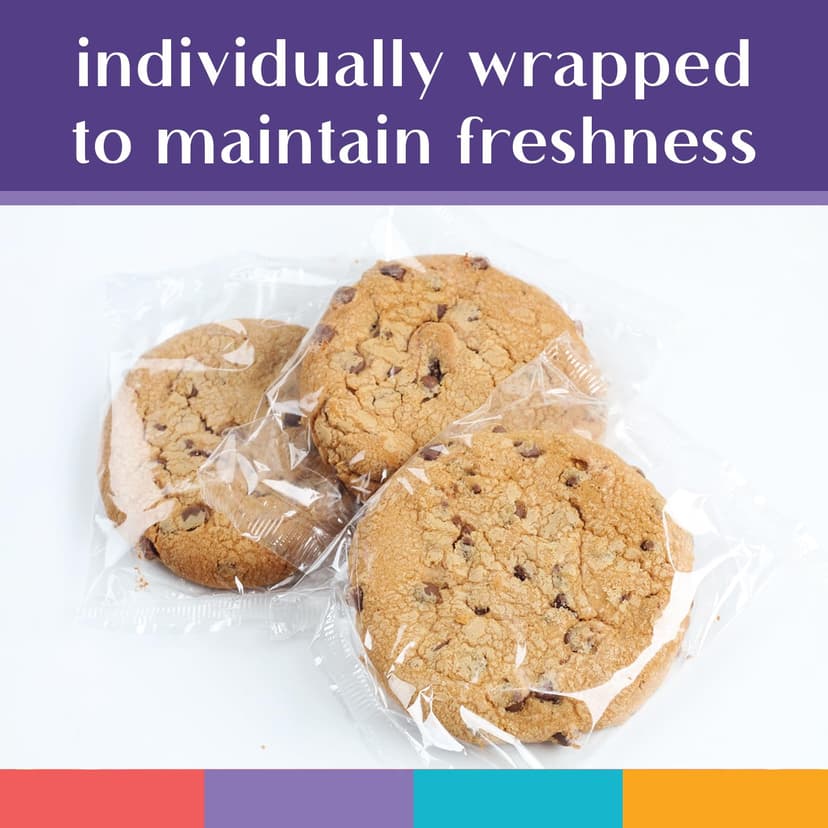 Happy Birthday Cookies Tin Chocolate Chip Gift Basket Tin Individually Wrapped Food Gift for Men Women Gourmet Kosher