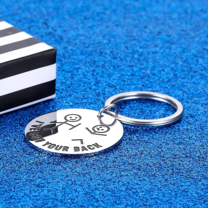 Octamber Funny Gifts Best Friend Keychain for Friends BFF Besties I Got Your Back Keychain