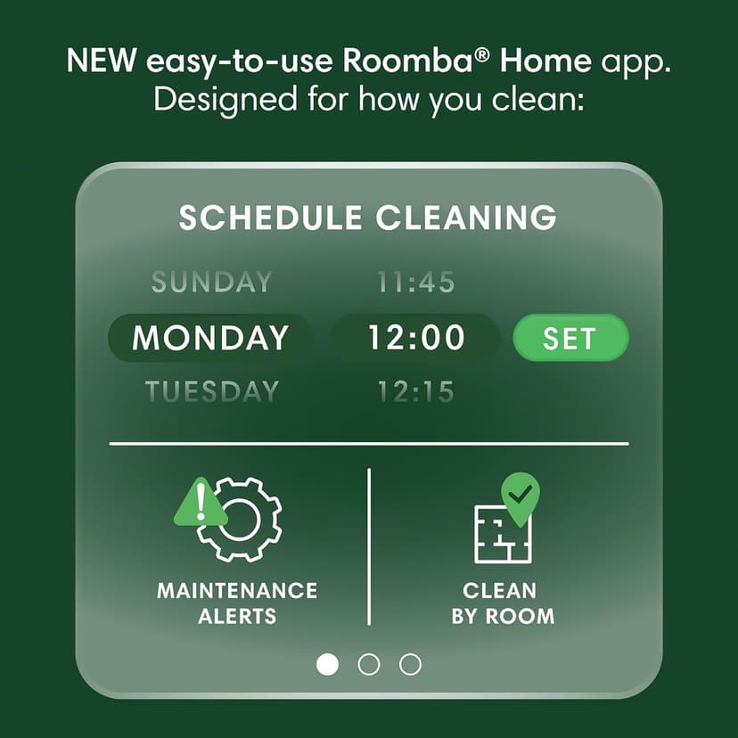 iRobot Roomba 104 2in1 Vacuum & Mop Robot - Self-Empties for 75 Days, Intense Power-Lifting Suction, Vacuums All Floors, Ideal for Pet Hair, LiDAR Smart Navigation Mapping, Mops Hard Floors