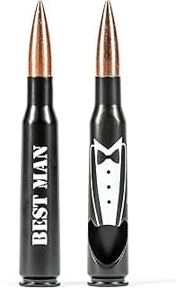 Best Man Gifts for Wedding - Engraved ‘BEST MAN' 50 Cal Bottle Opener I Best Man Proposal Gift I Will You Be my Best Man Gifts