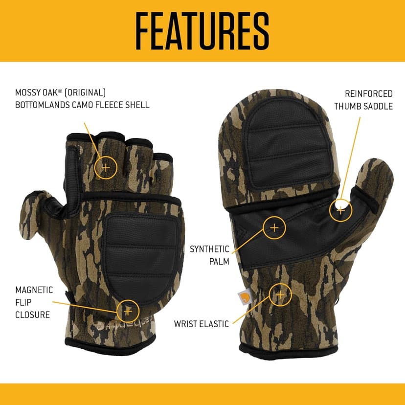 Carhartt Men's A557 TS Flip It Glove