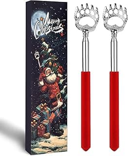 Unique Extendable Back Scratcher Gifts for Women Men Who Have Everything, Ideal Secret Santa Christmas Gifts for Dad Mom Grandma Sister Friends, Stocking Stuffers for Adults Men Women