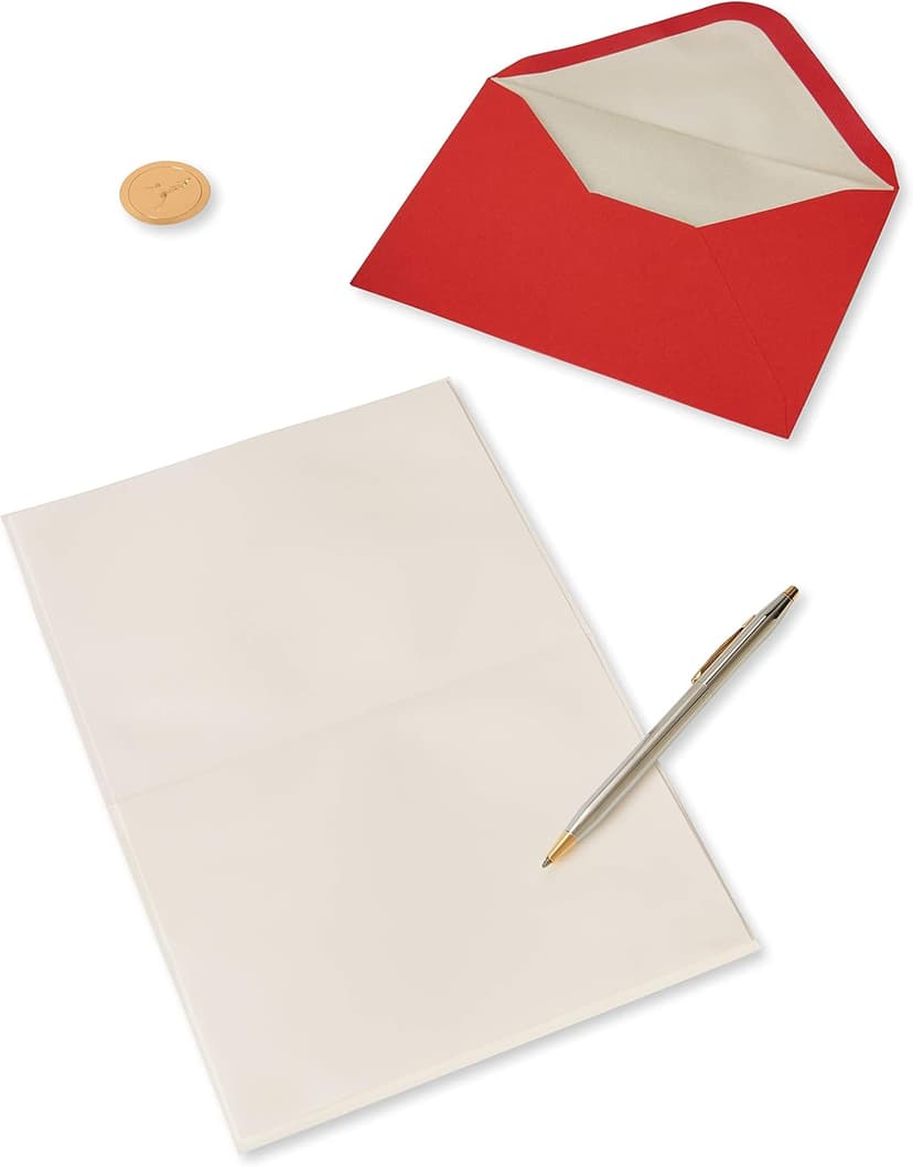 Papyrus Blank Valentines Day Card (Embroidered Heart)