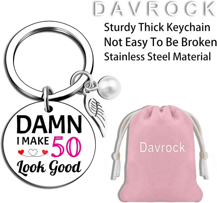 50th Birthday Gifts for Her Him Cool Gifts for 50th Birthday Decorations 50 Year Old Gift for Women Birthday 50 Years Old Gift Present For Turning Happy 50 Birthday Decorations Ideas For Friends