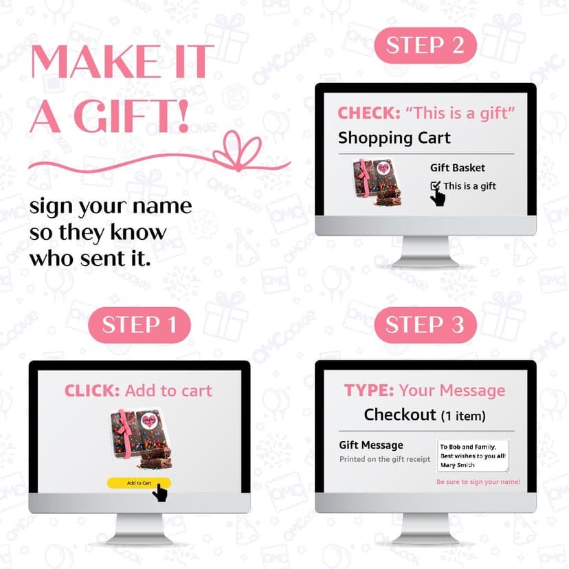 Sending Hugs Gift Basket Care Package Chocolate Brownies Food Gift For Women | Nut Free Dairy Free | Sending Love