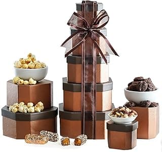 Gift Basket with Assorted Sweets, Cookies and Nuts