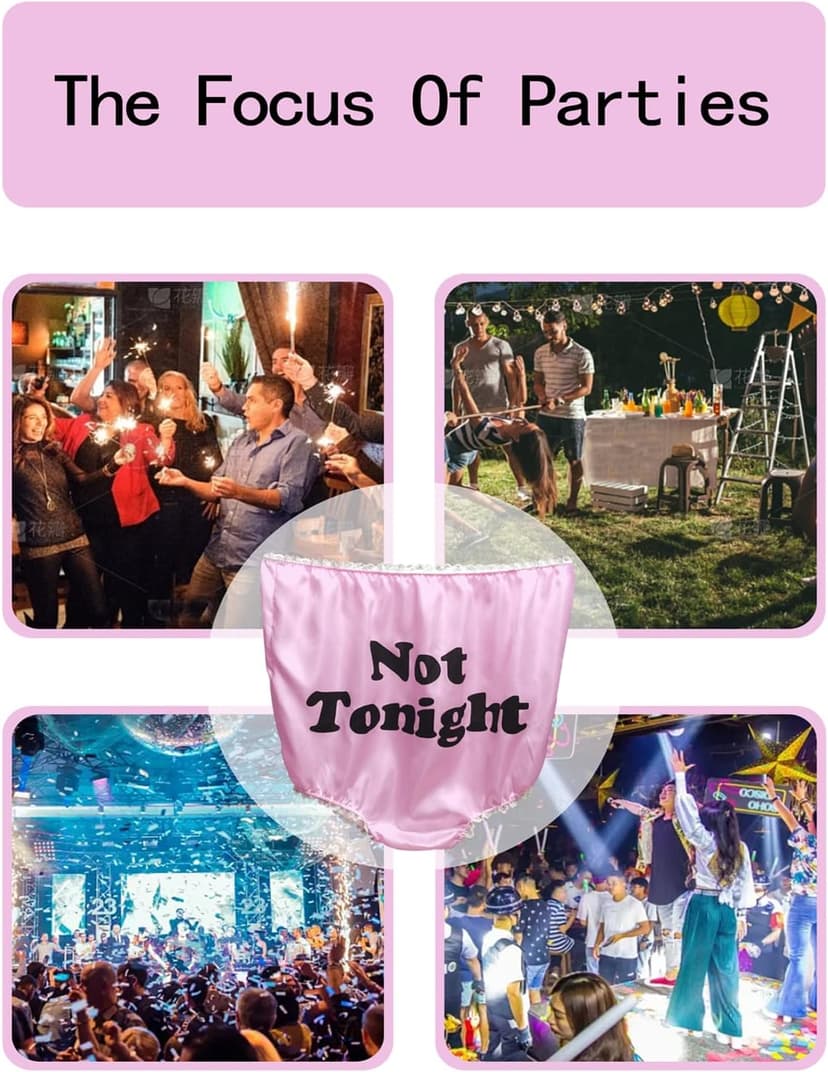 Hosrnovo Funny Underwear for Women, 28Inches Big Granny Panties Gag Gifts for Adults Men