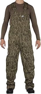 Mossy Oak Cotton Mill 2.0 Camo Hunting Bibs, Uninsulated Camo Overalls for Men