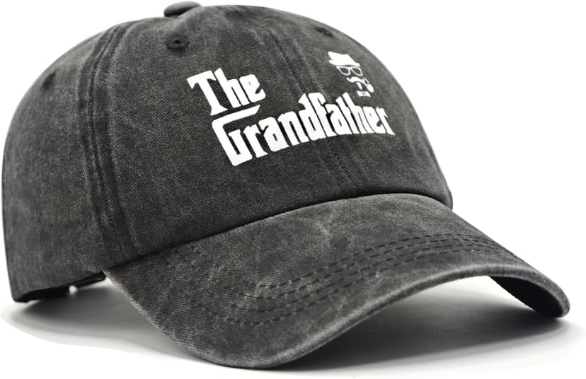 Gifts for Grandfather, Grandpa Hat, Grandfather Father Day Christmas Birthday Gift Ideas, Adjustable Baseball Cap