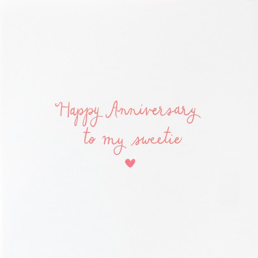 Papyrus Anniversary Card (My Sweetie Heart)