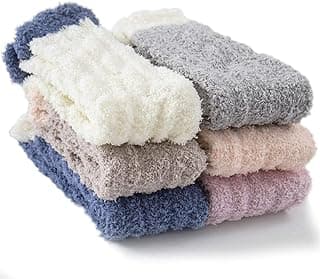 TEHOOK Warm & Cozy Gifts for Women, Fluffy Fuzzy Sock, Plush Sleeping Slipper Socks - Soft Warm Fabric