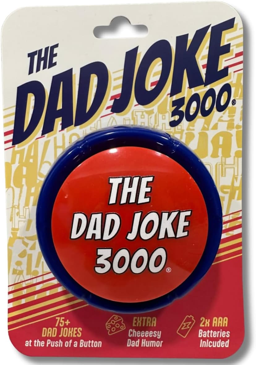 Gifts for Dad and Fathers - Features 75+ Extra Funny Dad Jokes at The Push of a Button - Dad Gifts from Daughter, Dad Birthday Gift, White Elephant Gifts, Gifts for Men