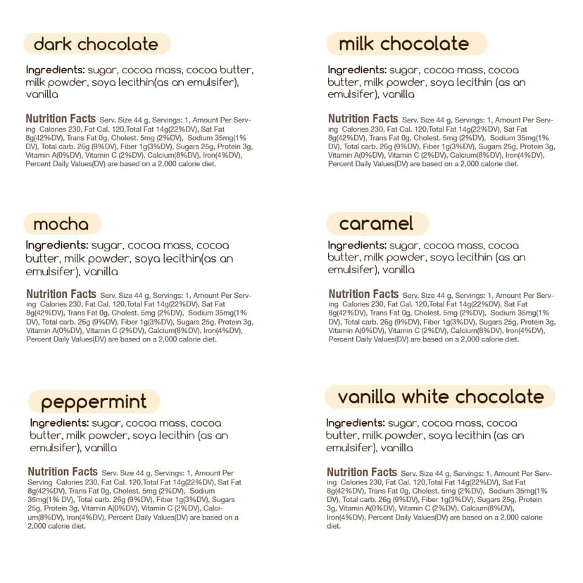 Popbar - Hot Chocolate Sticks - 6 Pack Variety Gift Pack Set Kit- 2 Dark, 2 Milk & 2 Vanilla White. Ideal for Holidays, Valentine's Day, Birthdays, Thanksgiving, Christmas, Hanukkah, Cocoa Bomb Lovers