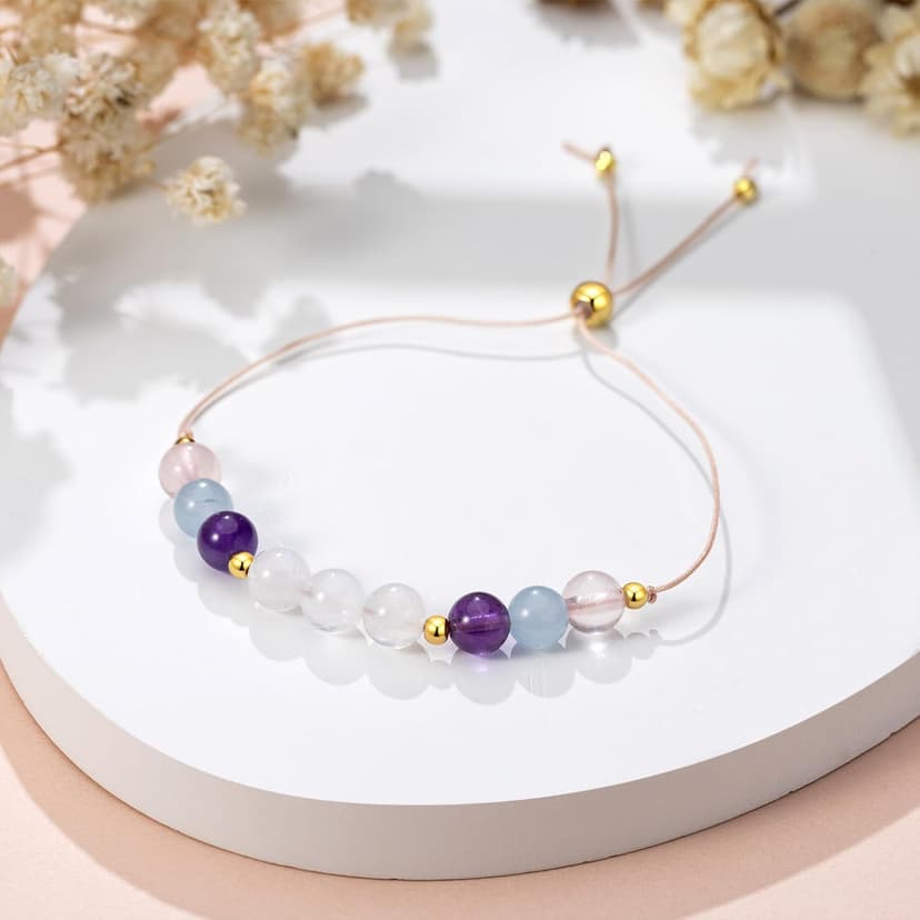 Follow Your Moonstone Bracelets, New Beginnings Graduation College Gift, Inspirational Gifts for Women, High School Graduate Gift for Best Friend or Daughter