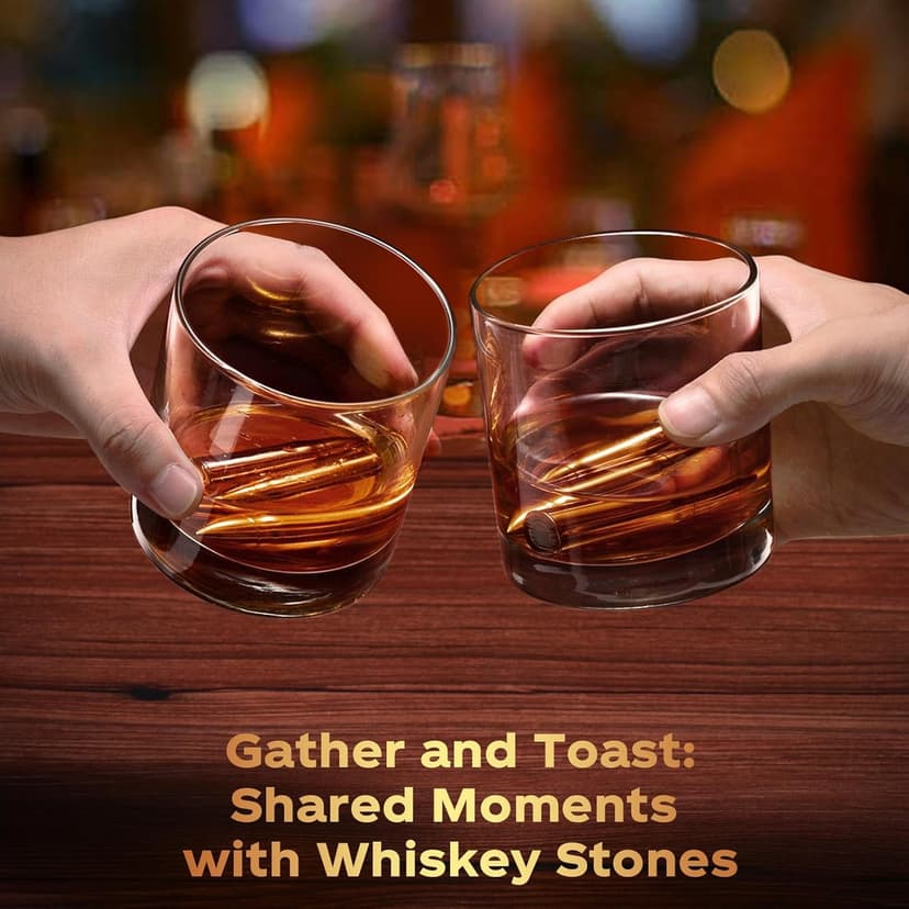 Gifts for Men Dad Husband, Whiskey Stones, Unique Christmas Anniversary Birthday Stocking Stuffers Gift Ideas for Him Boyfriend, Man Cave Stuff Cool Gadgets Retirement Bourbon Presents for Uncle