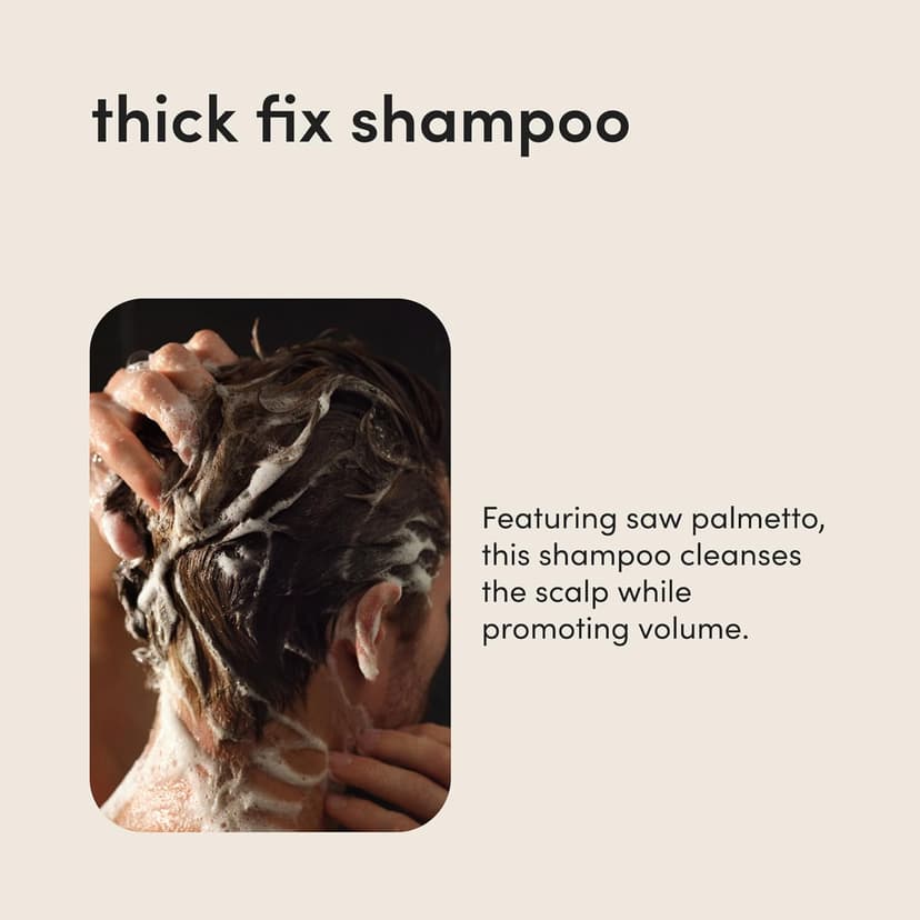 hims Thick Fix Hair Thickening Shampoo & 5% Minoxidil Treatment Serum Set - Hair Loss Treatment for Men - Moisturizing, Color Safe Shampoo & Serum - 2 Count