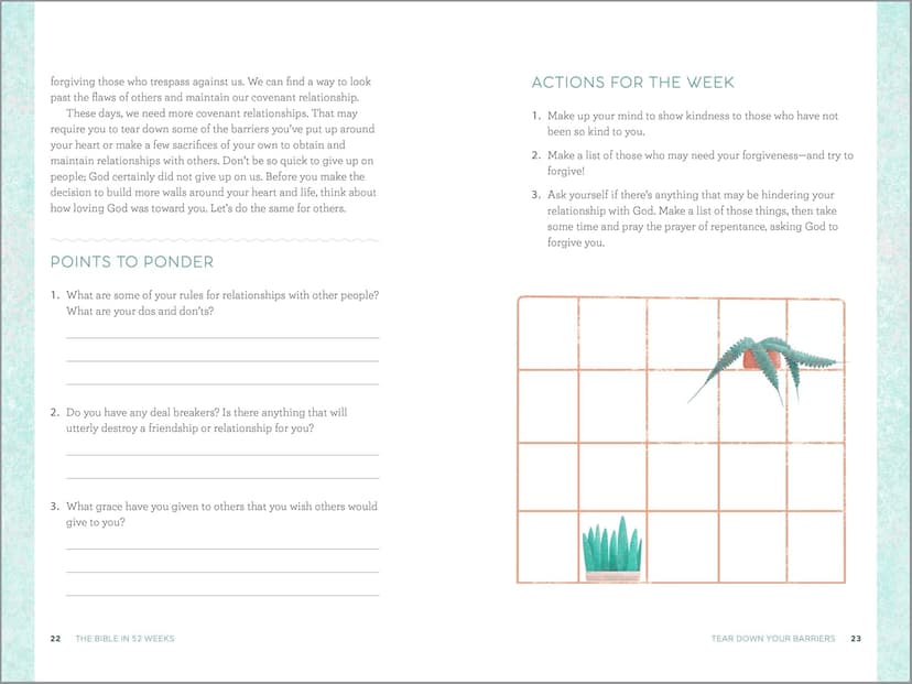 The Bible in 52 Weeks: A Yearlong Bible Study for Women