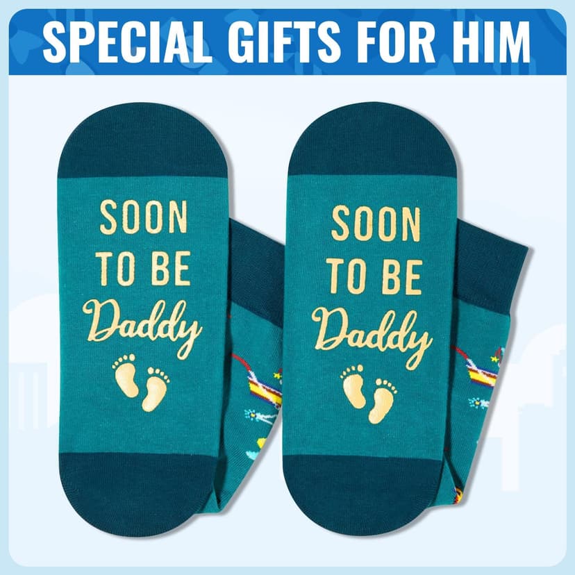 Zmart Gift Idea For Him - Funny Gifts For New Dad Brother Father In Law, In Law Socks